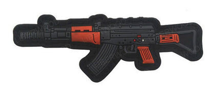 PVC Rubber Velcro Patches - Over 25 Different Options! (Pistol Rifle Guns MK AK AK47 Weapons)