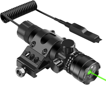 GL6 Tactical Green Laser Sight with Versatile Mounting ML59 M-lok Rail Mount and Pressure Switch