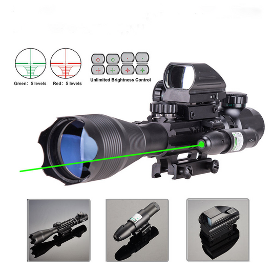 TAC-1:  4-16x50 Illuminated Reticle Scope Package