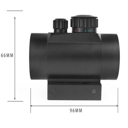 5 M.O.A Dot Red Green Dot 1X30RD Telescope Dot Scope Sight Tactical Airsoft Picatinny Mount For 11mm & 20mm Weaver Rail Hunting