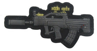 PVC Rubber Velcro Patches - Over 25 Different Options! (Pistol Rifle Guns MK AK AK47 Weapons)