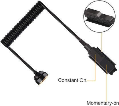 GL6 Tactical Green Laser Sight with Versatile Mounting ML59 M-lok Rail Mount and Pressure Switch