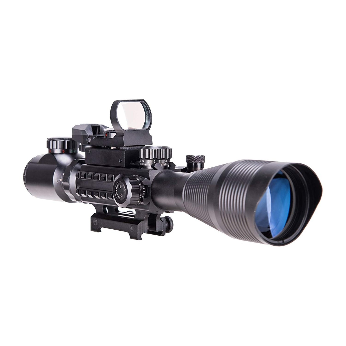 TAC-6: 4-12x50 Illuminated Reticle Scope Package