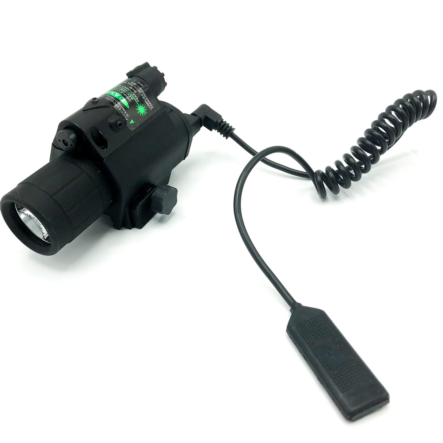 Rail Mounted Flashlight and Green Laser Combo