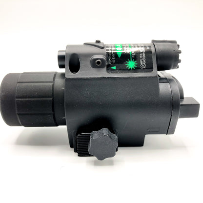 Rail Mounted Flashlight and Green Laser Combo