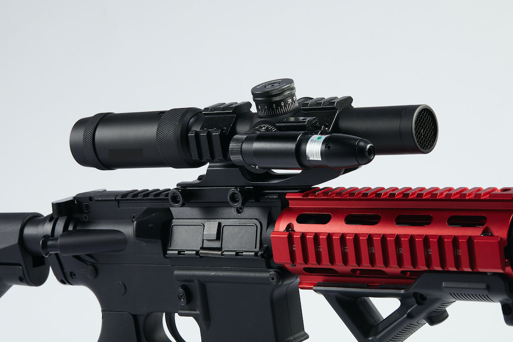 1-5x24 First Focal Plane FFP Scope with Red Green Illuminated MOA Reticle, Anti-Reflection Devices