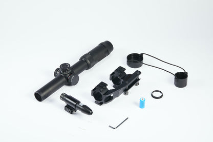 1-5x24 First Focal Plane FFP Scope with Red Green Illuminated MOA Reticle, Anti-Reflection Devices