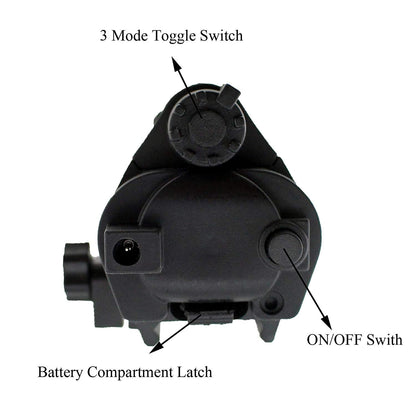 Rail Mounted Flashlight and Green Laser Combo