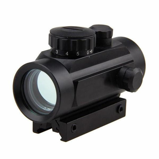 5 M.O.A Dot Red Green Dot 1X30RD Telescope Dot Scope Sight Tactical Airsoft Picatinny Mount For 11mm & 20mm Weaver Rail Hunting