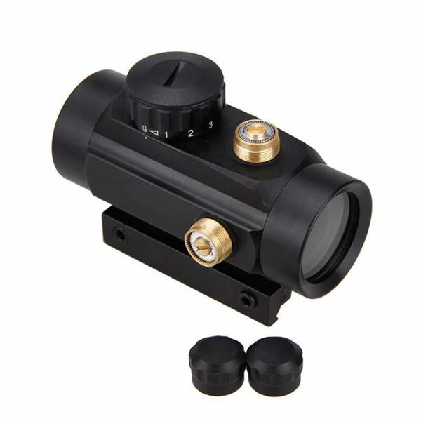 5 M.O.A Dot Red Green Dot 1X30RD Telescope Dot Scope Sight Tactical Airsoft Picatinny Mount For 11mm & 20mm Weaver Rail Hunting